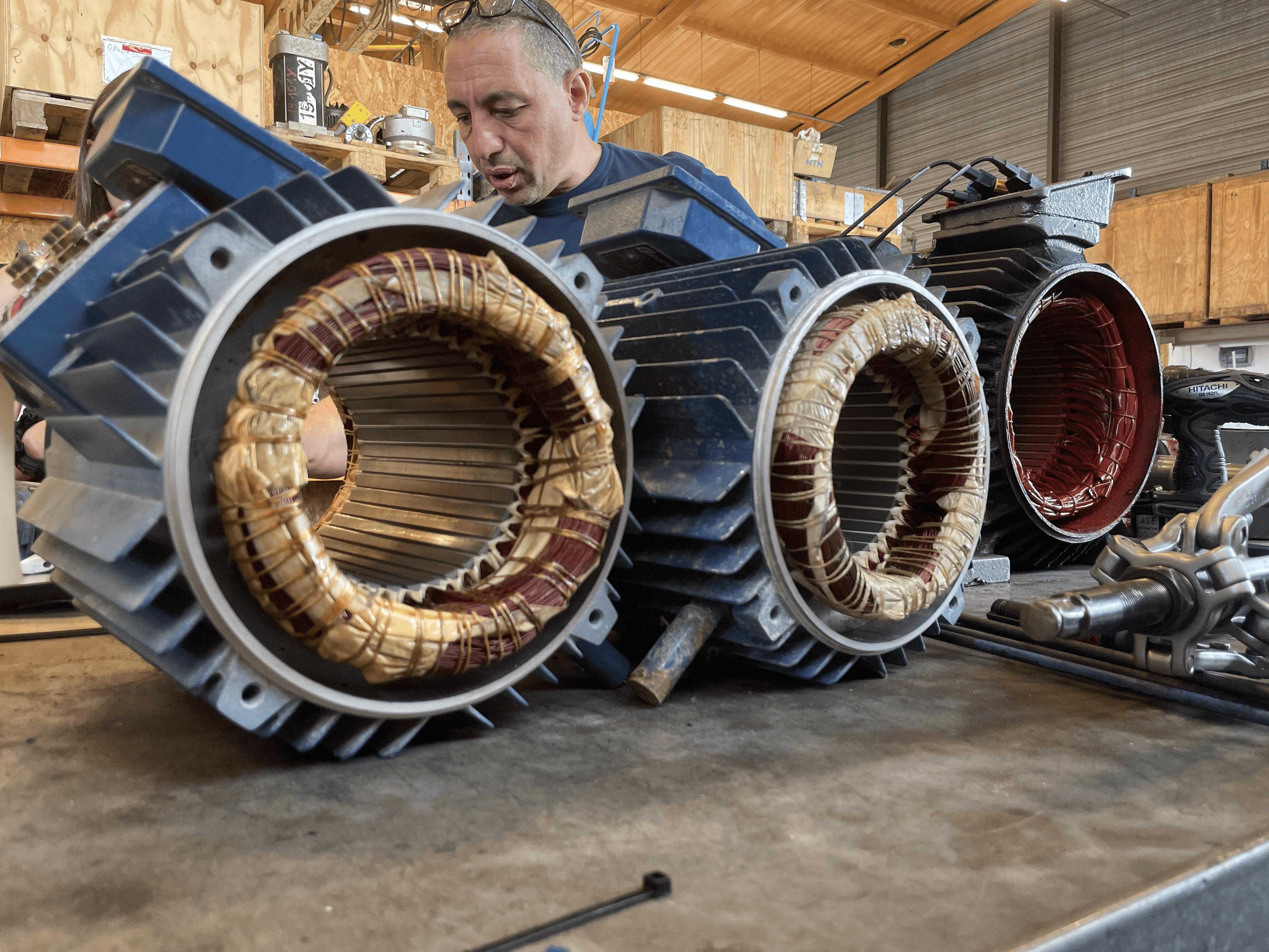 Bobinage de moteur électrique dans le Médoc - ase.serem