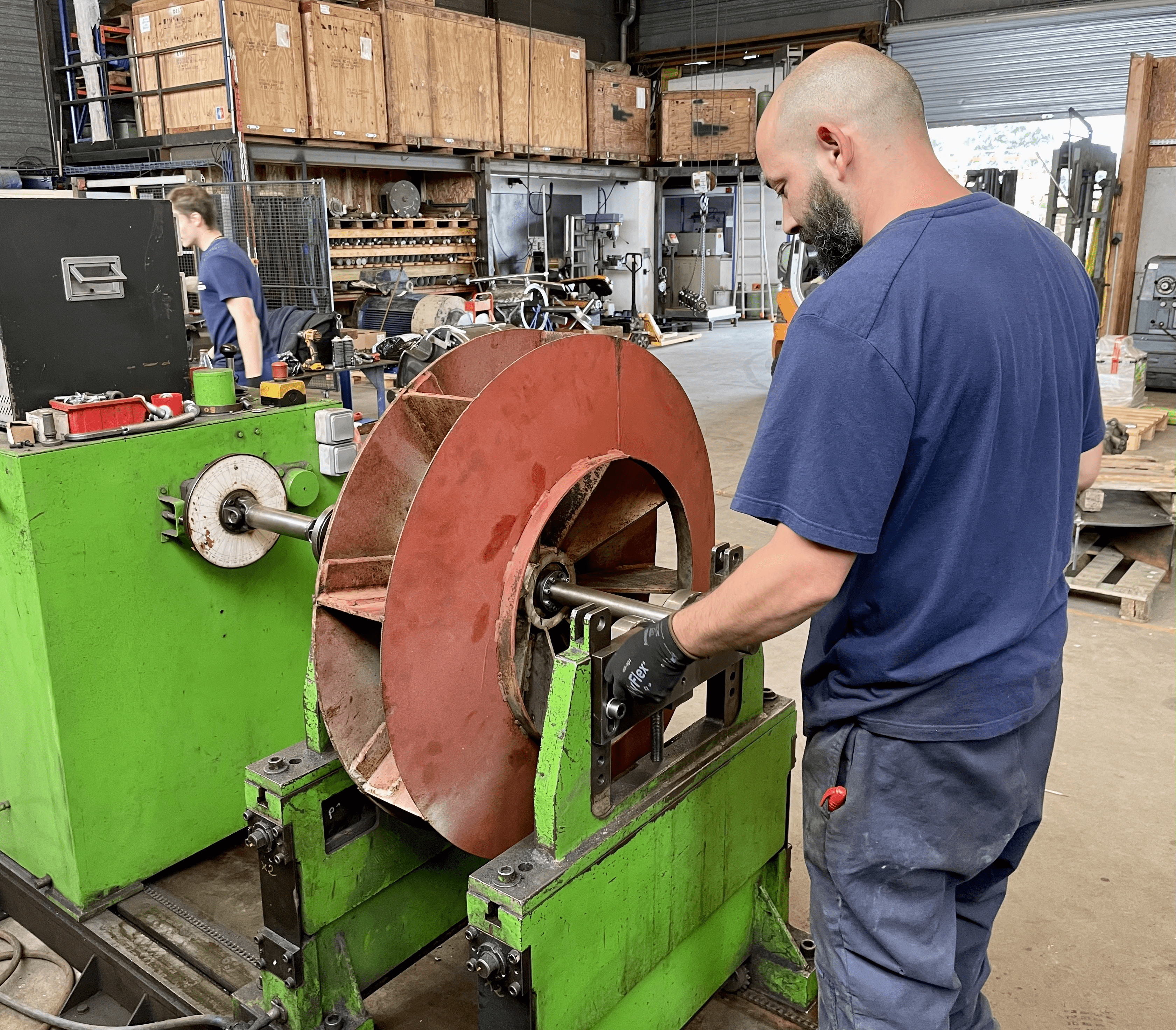 équilibrage industriel – turbine