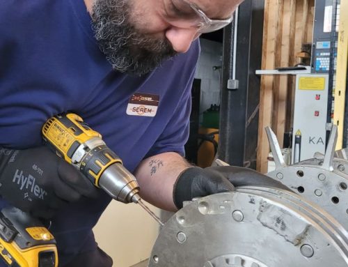 Equilibrage d’un broyeur à poudre industriel